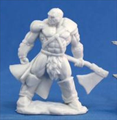 Reaper 77047: Goldar, Male Barbarian - Dark Heaven Bones Plastic Miniature