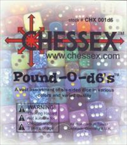 Chessex Manufacturing 001D6 Pound Of D6