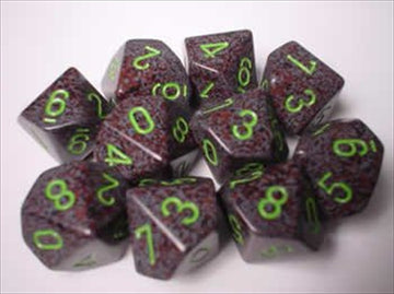 Chessex Manufacturing 25110 Earth Speckled - Ten Sided Die D10