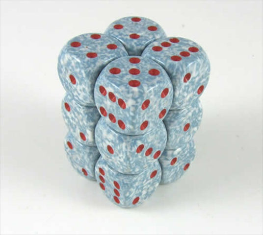 Chessex Manufacturing 25700 Air Speckled - 6 Sided 16 Mm Dice Set Of 12