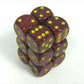 Chessex Manufacturing 25723 Mercury Speckled - 6 Sided 16 Mm Dice Set Of 12