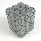 chessex Manufacturing 25810 Opaque Dark grey With Black - 12 mm Six Sided Dice Set Of 36