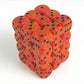 25903 Fire Speckled - 6 Sided 12 mm Dice Set Of 36