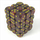 Chessex Manufacturing 25923 Mercury Speckled - 6 Sided 12 Mm Dice Set Of 36