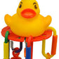 Ae Cage Company Happy Beaks Lucky Rubber Ducky Bird Toy