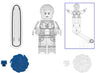 Invisible Woman Custom Minifig