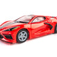 AFX Corvette C8 HO Slot Car (Torch Red) (LWB) (Mega G+) 22011