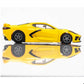 AFX Corvette C8 HO Slot Car (Accelerate Yellow) (LWB) (Mega G+) 22013