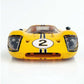 AFX Collector Series 1967 Ford GT40 Mk IV Le Mans #2 HO Slot Car (Yellow) (SWB) (Mega G+) 22014
