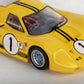 AFX Collector Series 1967 Ford GT40 Mk IV Sebring #1 HO Slot Car (Yellow) (SWB) (Mega G+) 22025