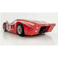AFX Collector Series Ford GT40 Mk IV Le Mans #1 HO Slot Car (Red) (SWB) (Mega G+) 22042