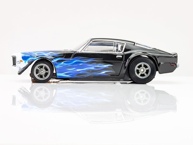 AFX Collector Series Camaro 1973 HO Slot Car (Wildfire) (LWB) (Mega G+) 22046
