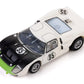 AFX Collector Series 1966 Ford GT40 Mark II Daytona #95 HO Slot Car (White) (SWB) (Mega G+) 22056