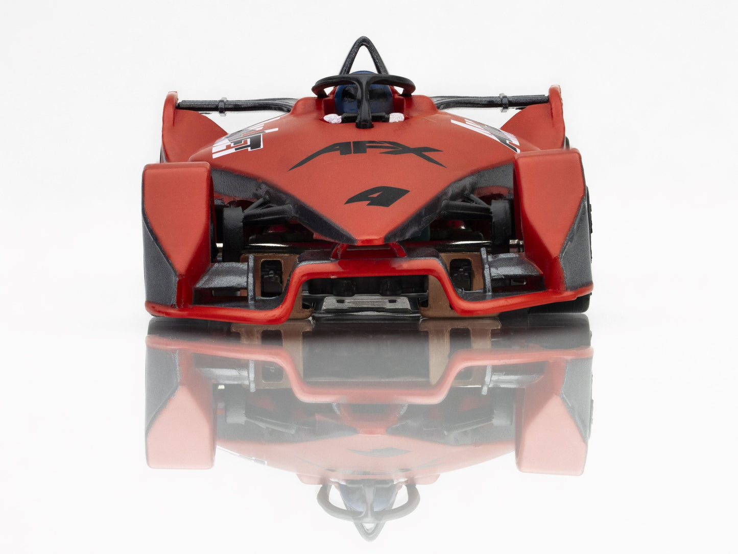 AFX Racing Formula N #4 Red/Gray HO Scale Slot Car 22066