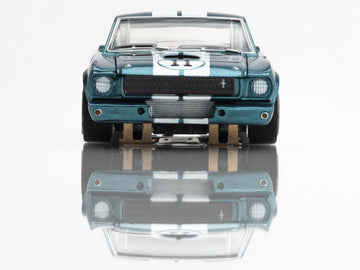 AFX Racing 1965 Shelby Mustang GT350R Donohue Blue/White Slot Car 22071