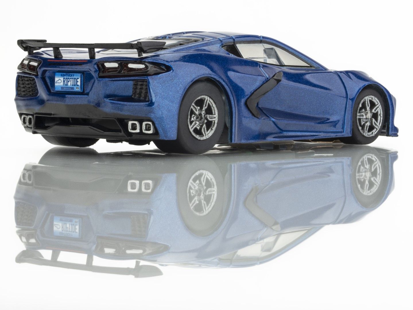 AFX Racing Corvette C8 Riptide Blue Metallic Slot Car 22094