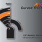 AFX Racing Track Curve 15"x1/8  (2pcs) 70613