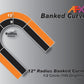 AFX Racing Track BnkdCurve 12"R Set 70625