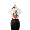 All My Love Fitted Tee in Ivory 3XL