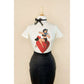 All My Love Fitted Tee in Ivory 3XL