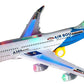 Airbus Plane With Flashing Lights And Sounds (Blue)