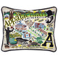 Appalachian State University Collegiate Embroidered Pillow by CatStudio