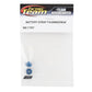 Team Associated Factory Team Blue Aluminum Battery Strap Thumbscrews 2-Pack