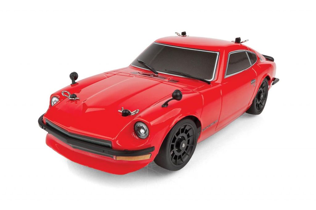 Team Associated SR27 Datsun 240Z 1/27 Scale RTR Electric RC Car with NiMH Battery and Charger - Red