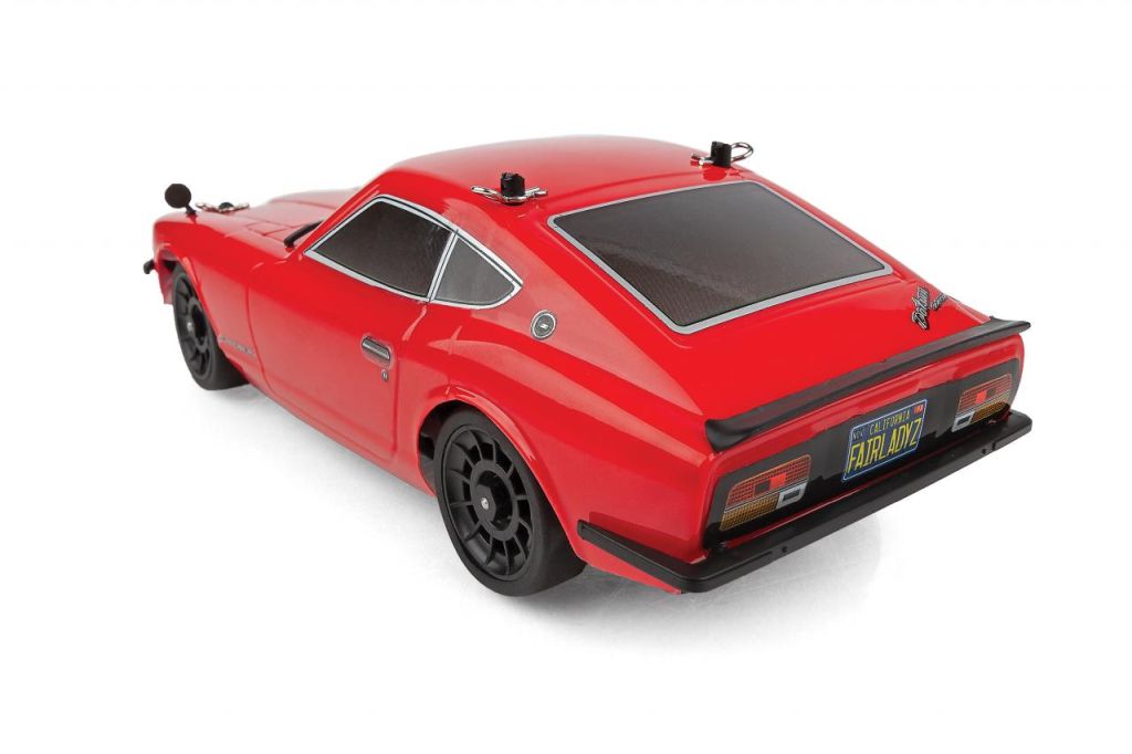 Team Associated SR27 Datsun 240Z 1/27 Scale RTR Electric RC Car with NiMH Battery and Charger - Red
