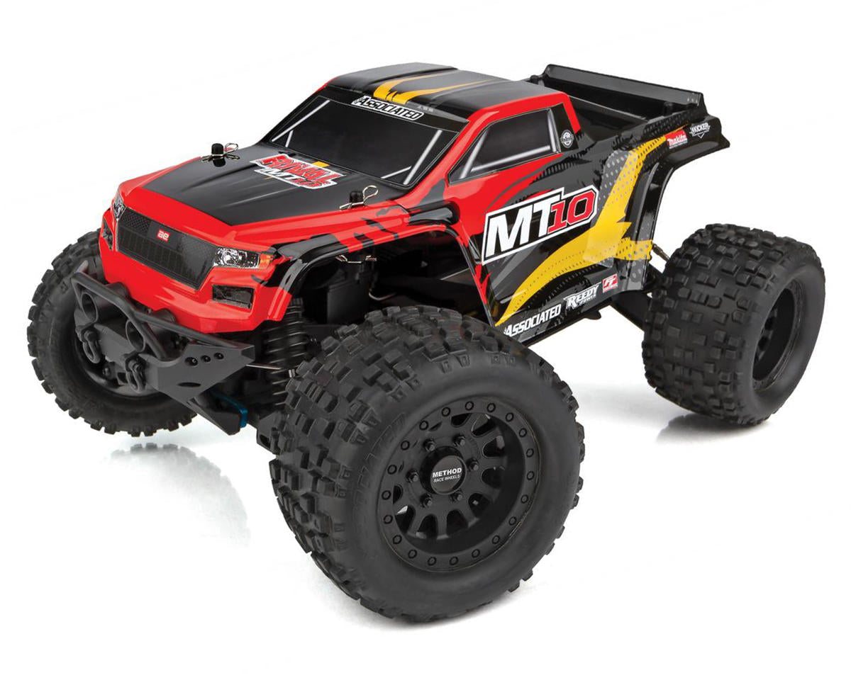 Team Associated RIVAL MT10 V2 1/10 Scale 4WD Brushless Monster Truck RTR - Red