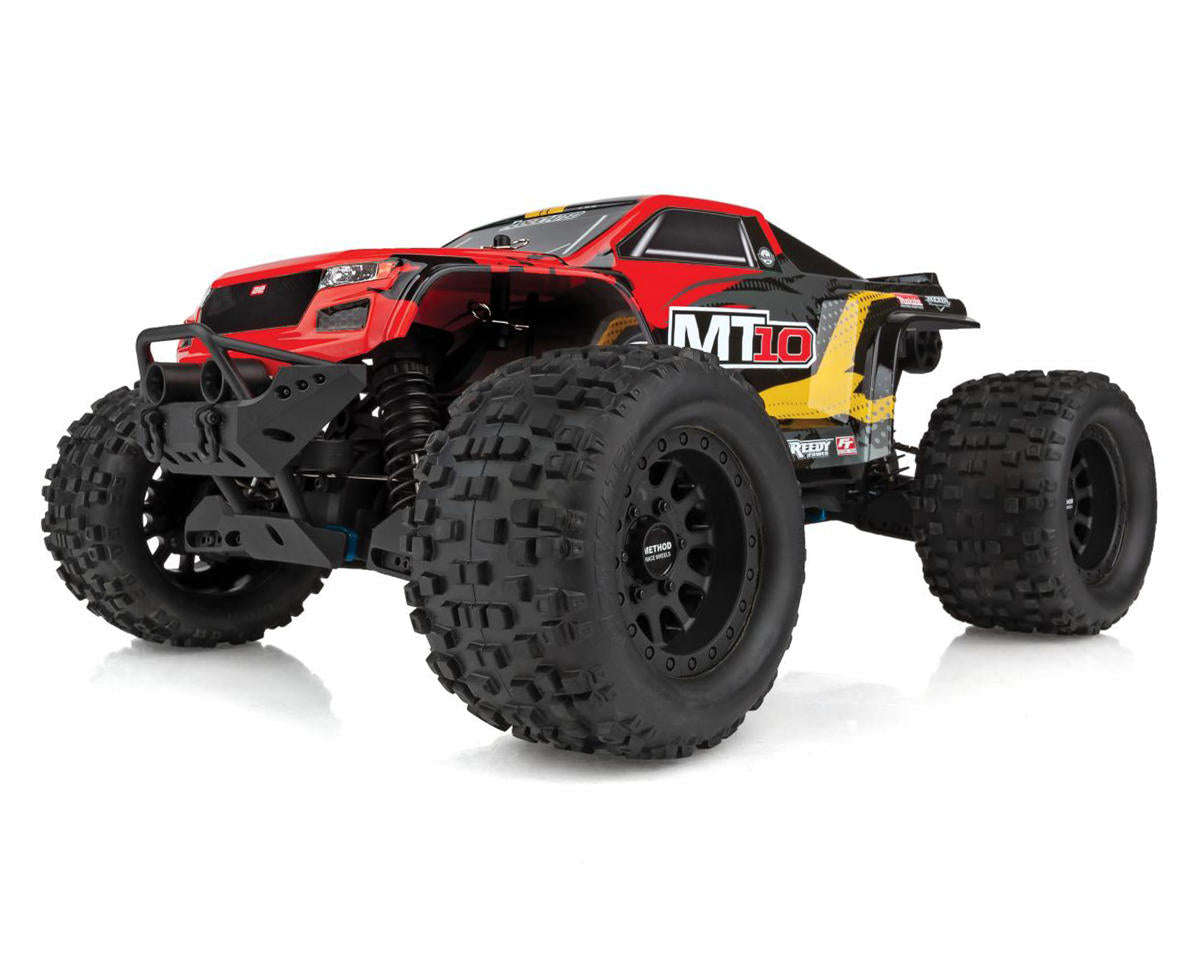 Team Associated RIVAL MT10 V2 1/10 Scale 4WD Brushless Monster Truck RTR - Red
