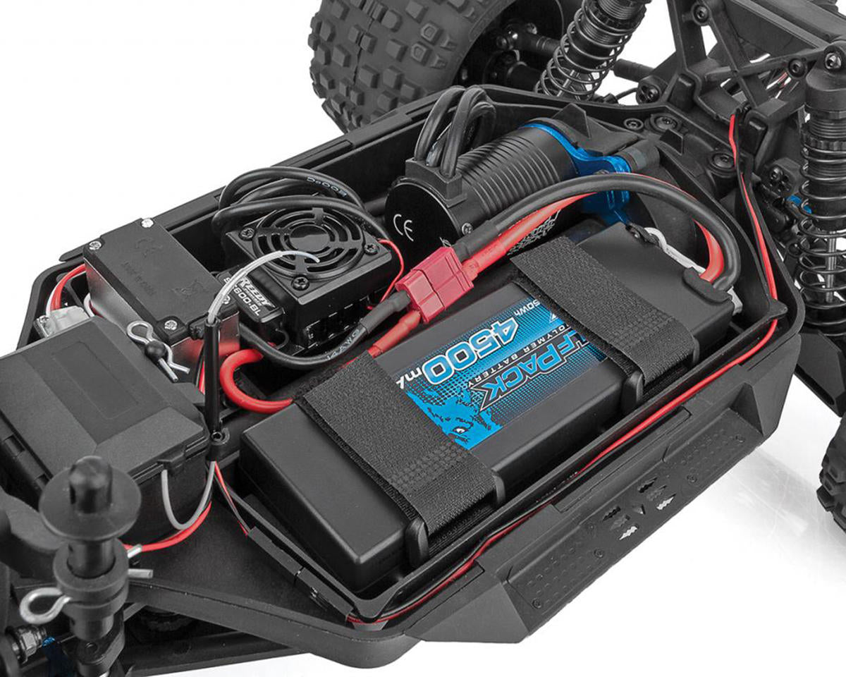 Team Associated RIVAL MT10 V2 1/10 Scale 4WD Brushless Monster Truck RTR LiPo Combo - Red