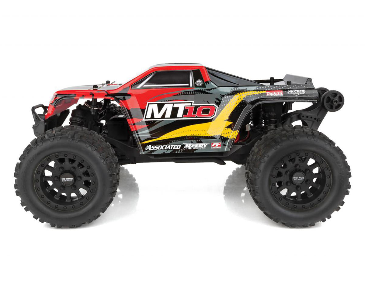 Team Associated RIVAL MT10 V2 1/10 Scale 4WD Brushless Monster Truck RTR - Red
