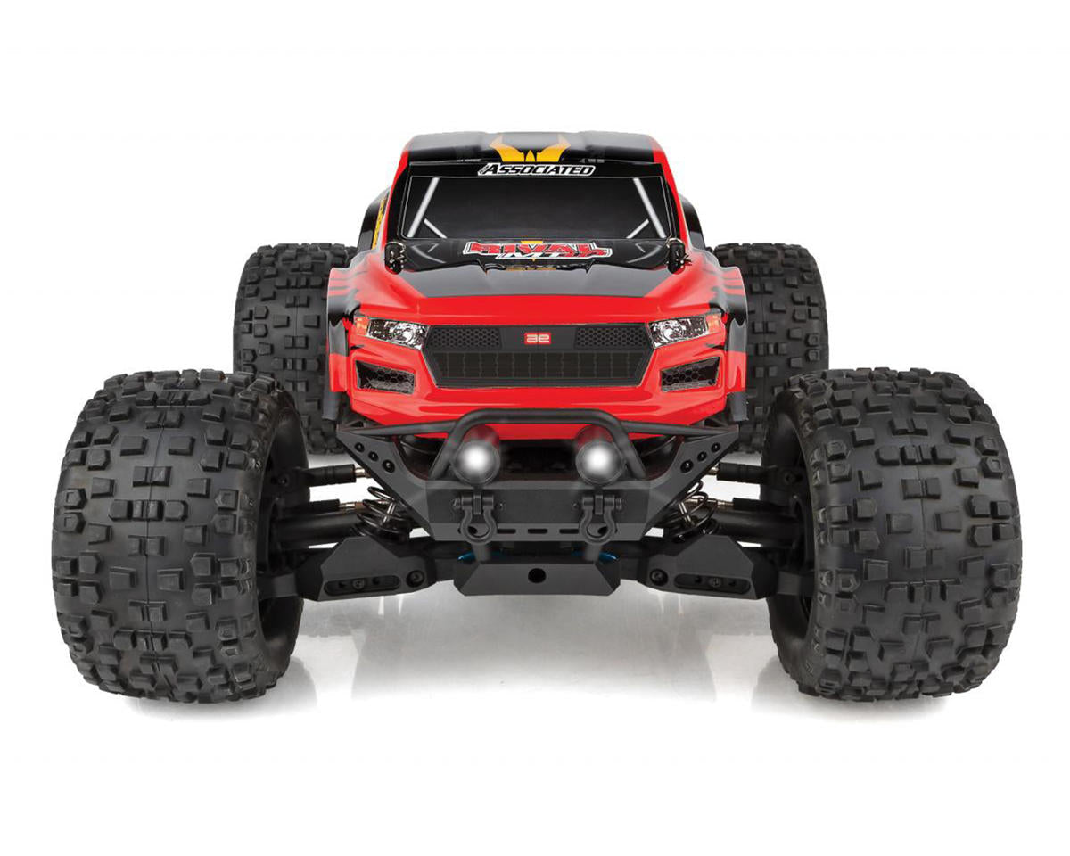 Team Associated RIVAL MT10 V2 1/10 Scale 4WD Brushless Monster Truck RTR LiPo Combo - Red