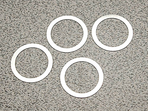 Team Associated Differential Shim Set 0.324x0.409x0.005 Inch 4-Pack