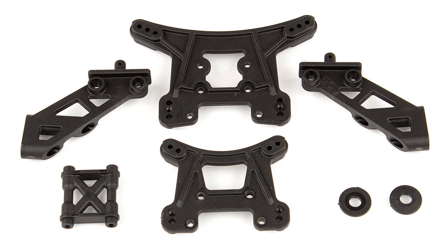 Team Associated Shock Towers and Wing Mounts for Reflex 14T 14B