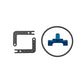 Team Associated RC28R Center Bulkhead and Battery Mount Set – 1/28 Scale Replacement
