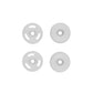 Team Associated RC28R White Wheel Set – 1/28 Scale Replacement