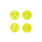 Team Associated RC28R Yellow Wheel Set – 1/28 Scale Upgrade