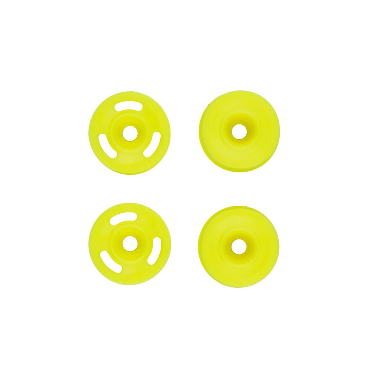 Team Associated RC28R Yellow Wheel Set – 1/28 Scale Upgrade
