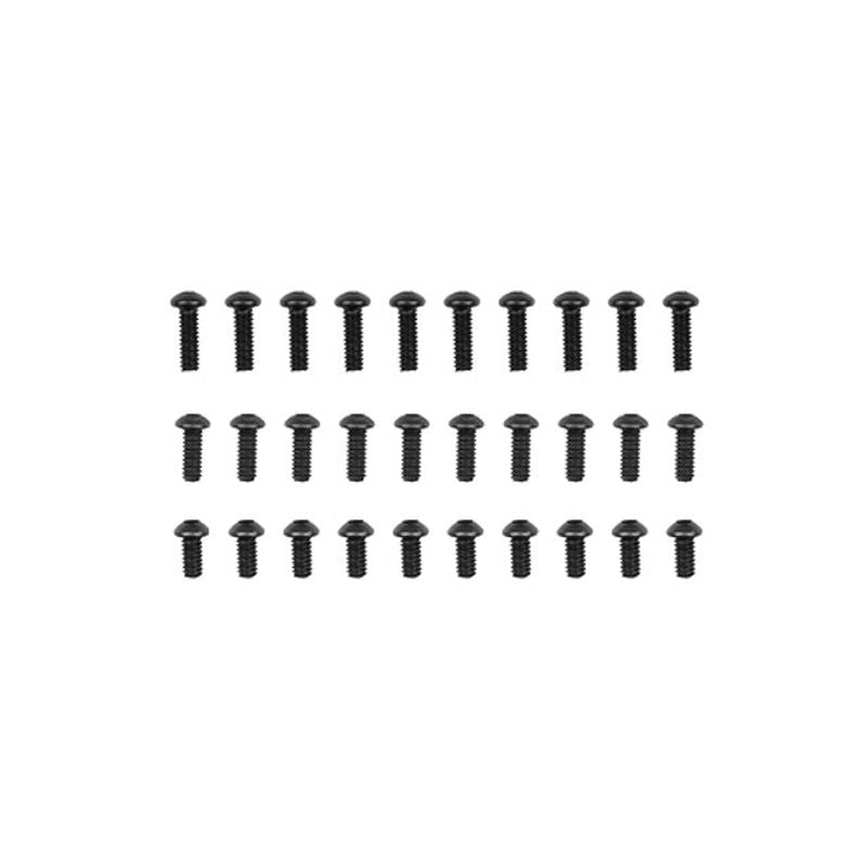 Team Associated M2 Button Head Cap Screw Hardware Set 30-Piece – Micro Scale Hardware