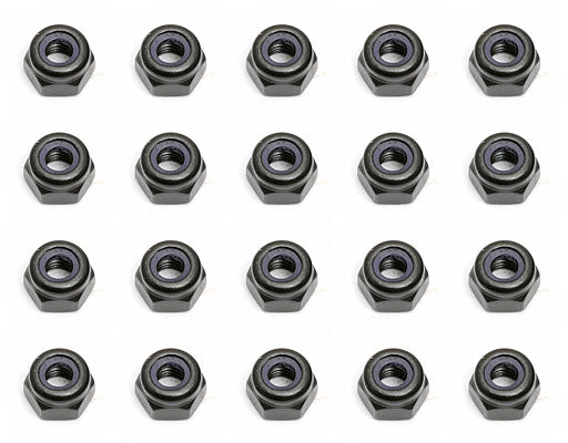 Team Associated M3 Standard Locknut for RC Vehicles