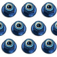 Team Associated Factory Team Blue 3mm Aluminum Locknut 10-Pack