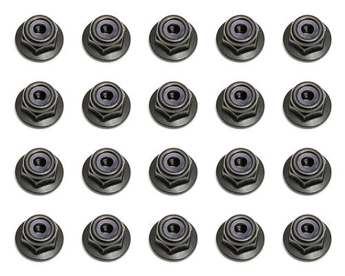 Team Associated M3 Flanged Locknut for RC Vehicles