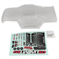Team Associated RIVAL MT10 V2 Clear Polycarbonate Monster Truck Body
