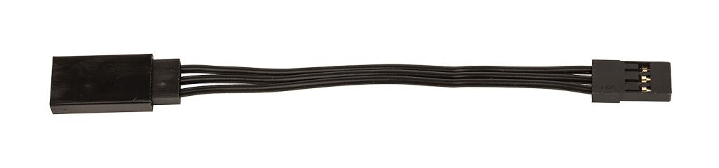 Team Associated 75mm Servo Wire Extension Cable Black 2.95in