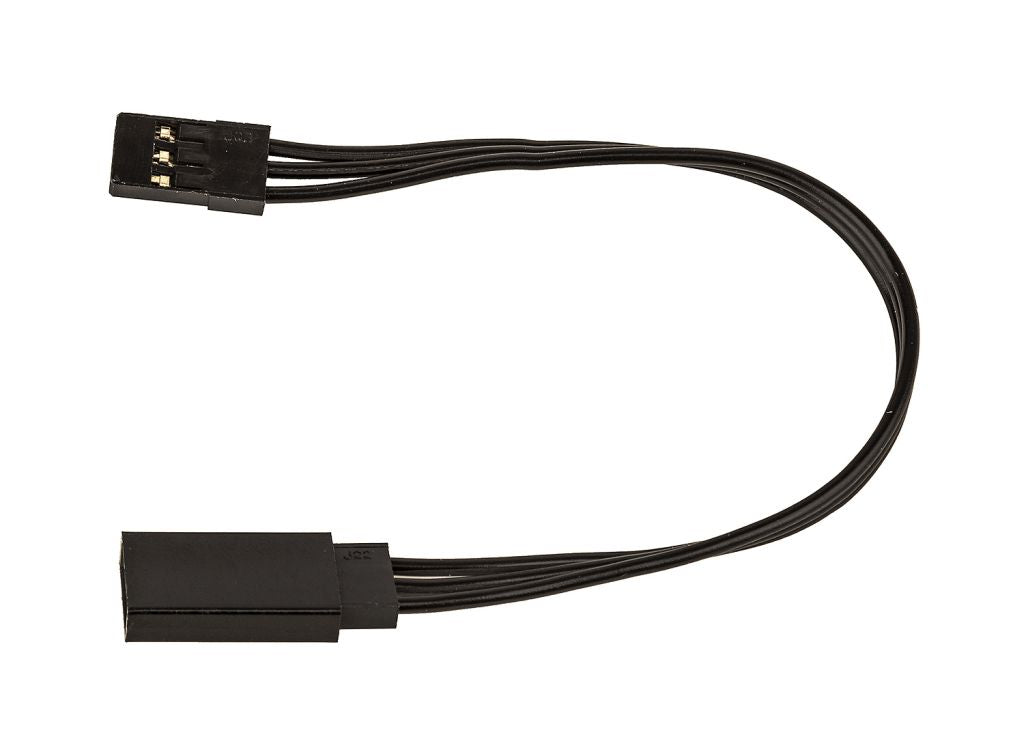 Team Associated 125mm Servo Wire Extension Cable Black 4.92in