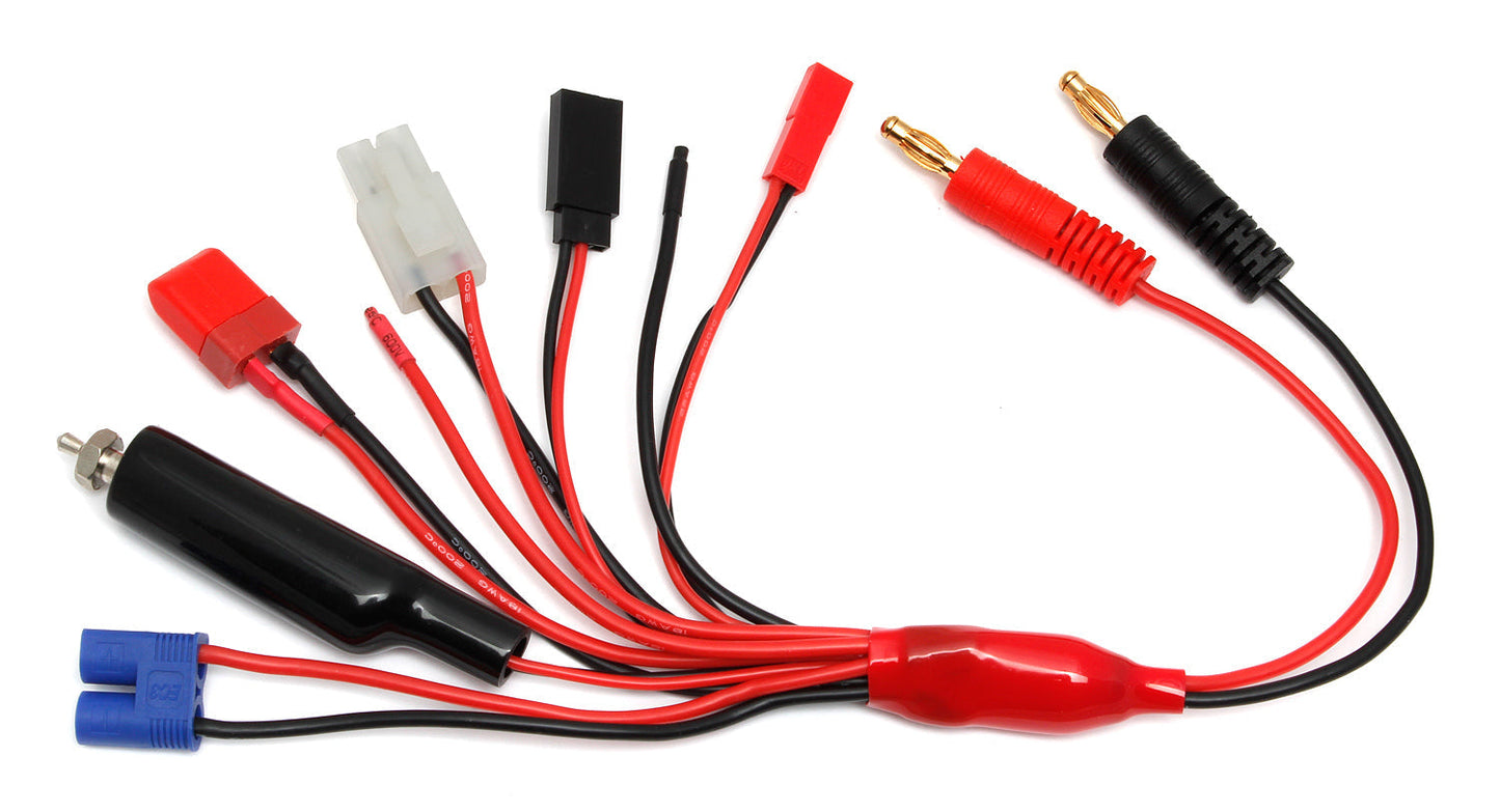 Team Associated Reedy 7-in-1 Multi-Connector Charge Lead 4mm