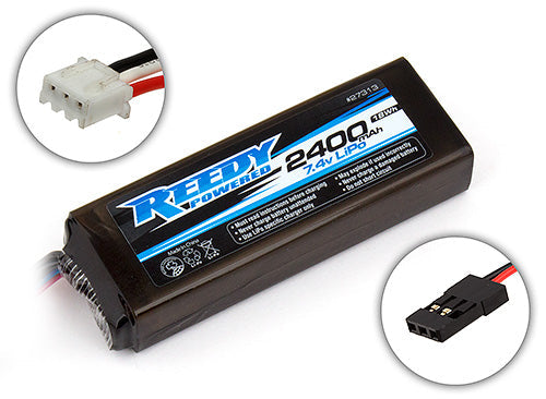 Team Associated Reedy LiPo Pro 2400mAh 7.4V Flat TX/RX Battery
