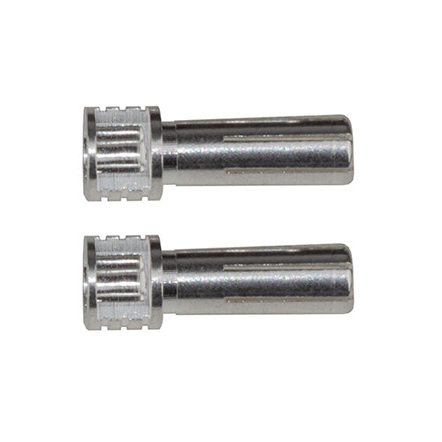 Team Associated Reedy Grip 5mm x 14mm Silver Bullet Connectors 2-Pack